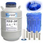 30L Aluminum Liquid Nitrogen Dewar with Canisters