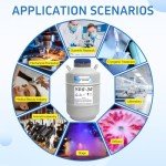 30L Aluminum Liquid Nitrogen Dewar with Canisters
