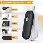 FEPPO Mini Bag Sealer with Cutter for Storage