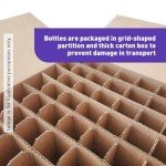 12 Pack of 4 oz Black UV Glass Bottles