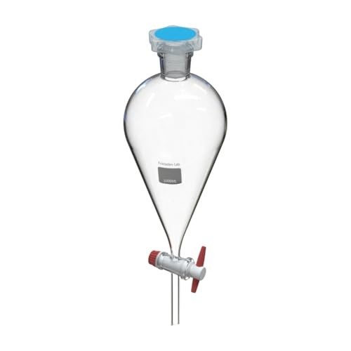 Fristaden Lab 1000 mL Borosilicate Separatory Funnel
