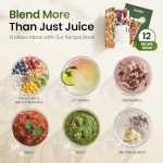 TOPZEE 1000W Personal Smoothie Blender with Travel Cups