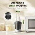 TOPZEE 1000W Personal Smoothie Blender with Travel Cups