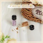 Lallisa 100 Clear Glass Vials with Screw Caps
