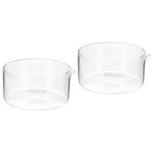 PATIKIL 250ml Borosilicate Glass Crystallizing Dishes