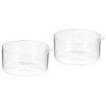 PATIKIL 250ml Borosilicate Glass Crystallizing Dishes