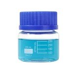 4 Pack 250ml Borosilicate Glass Lab Storage Bottles
