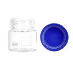 4 Pack 250ml Borosilicate Glass Lab Storage Bottles
