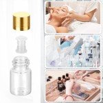 JIUWU 20-Pack 5ml Glass Sample Jars with Funnels