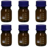 Karter Scientific 100ml Amber Glass Media Bottles