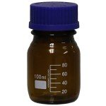 Karter Scientific 100ml Amber Glass Media Bottles
