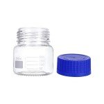 6 Pack 250 mL Wide Mouth Glass Lab Bottles