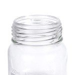 6 Pack 250 mL Wide Mouth Glass Lab Bottles