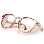 Stylish Anti-Fog Round Safety Glasses for Women