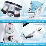 2000X LED Microscope Kit for Kids & Adults