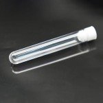 50pcs Clear Plastic Test Tubes with Caps