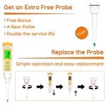 YINMIK Digital Food pH Meter with Extra Probe
