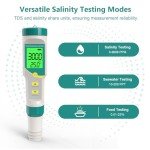 GISNPA 7-in-1 Digital pH and Water Quality Meter