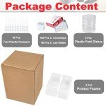 Sterile Petri Dishes and Microscope Slides Set