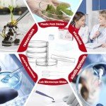 Sterile Petri Dishes and Microscope Slides Set