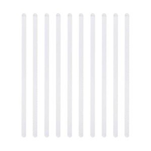 10 Pcs Glass Lab Stirring Sticks - Clear Mixing Rods