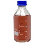 1000ml Glass Media Storage Bottle with GL45 Cap