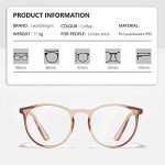 Stylish Anti-Fog Round Safety Glasses for Women