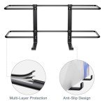 Wall Mount Glove Box Dispenser - Black Organizer