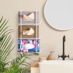 Wall-Mount Triple Glove Holder and Napkin Dispenser