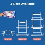 Wall-Mount Triple Glove Holder and Napkin Dispenser
