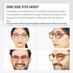 Stylish Anti-Fog Round Safety Glasses for Women
