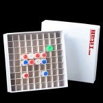 81-Place Waterproof Cardboard Freezer Box for Cryovials