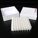 81-Place Waterproof Cardboard Freezer Box for Cryovials