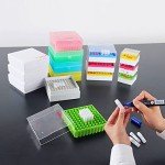 81-Place Waterproof Cardboard Freezer Box for Cryovials