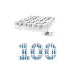 100-Pack 5ml Clear Glass Vials with Caps