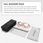 Stylish Anti-Fog Round Safety Glasses for Women