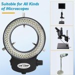 Faruijie 144 LED Ring Light for Microscopes