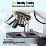 Advanced Lab Microscope with 5MP Camera & Screen