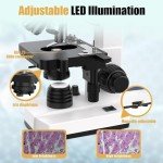 Advanced Lab Microscope with 5MP Camera & Screen