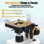 Advanced Lab Microscope with 5MP Camera & Screen