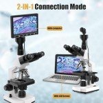 Advanced Lab Microscope with 5MP Camera & Screen
