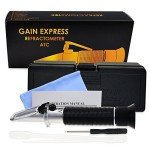 ATC Alcohol Refractometer for Homebrewing 0-80%