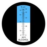 ATC Alcohol Refractometer for Homebrewing 0-80%