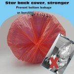 100 Red Biohazard Waste Bags for Medical Disposal