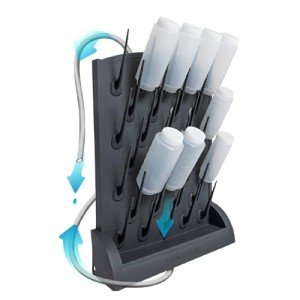 32-Pin Wall-Mounted Bottle Drying Rack