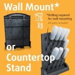 32-Pin Wall-Mounted Bottle Drying Rack
