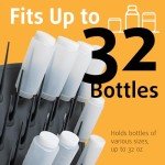 32-Pin Wall-Mounted Bottle Drying Rack