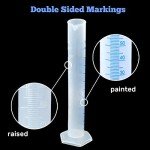 Kalevel 6-Pack 10ml Clear Measuring Cylinders