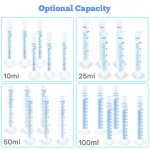 Kalevel 6-Pack 10ml Clear Measuring Cylinders
