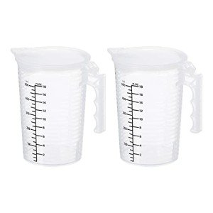 PATIKIL 500ml Graduated Beaker Set - 2 Pack